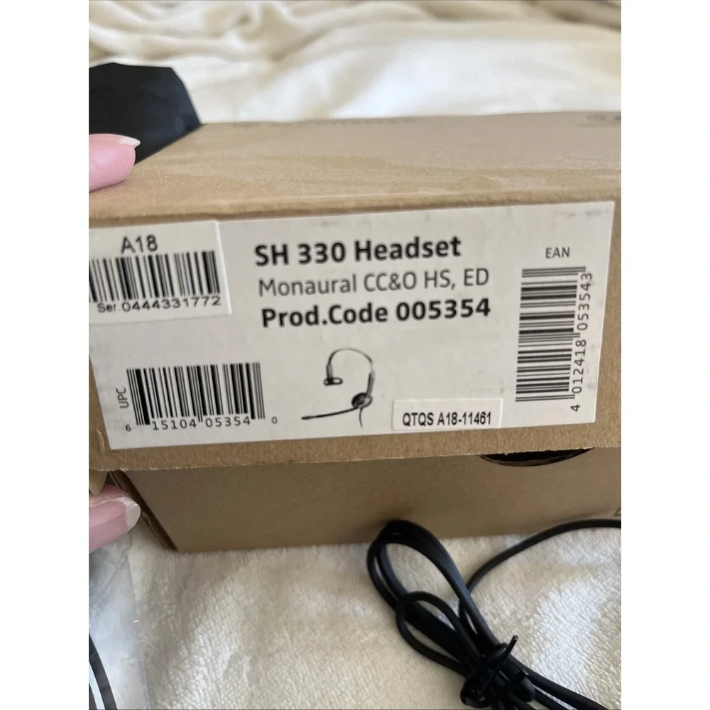 Sennheiser Monaural CX&O SH 330 Headset NEW With‎ Extras